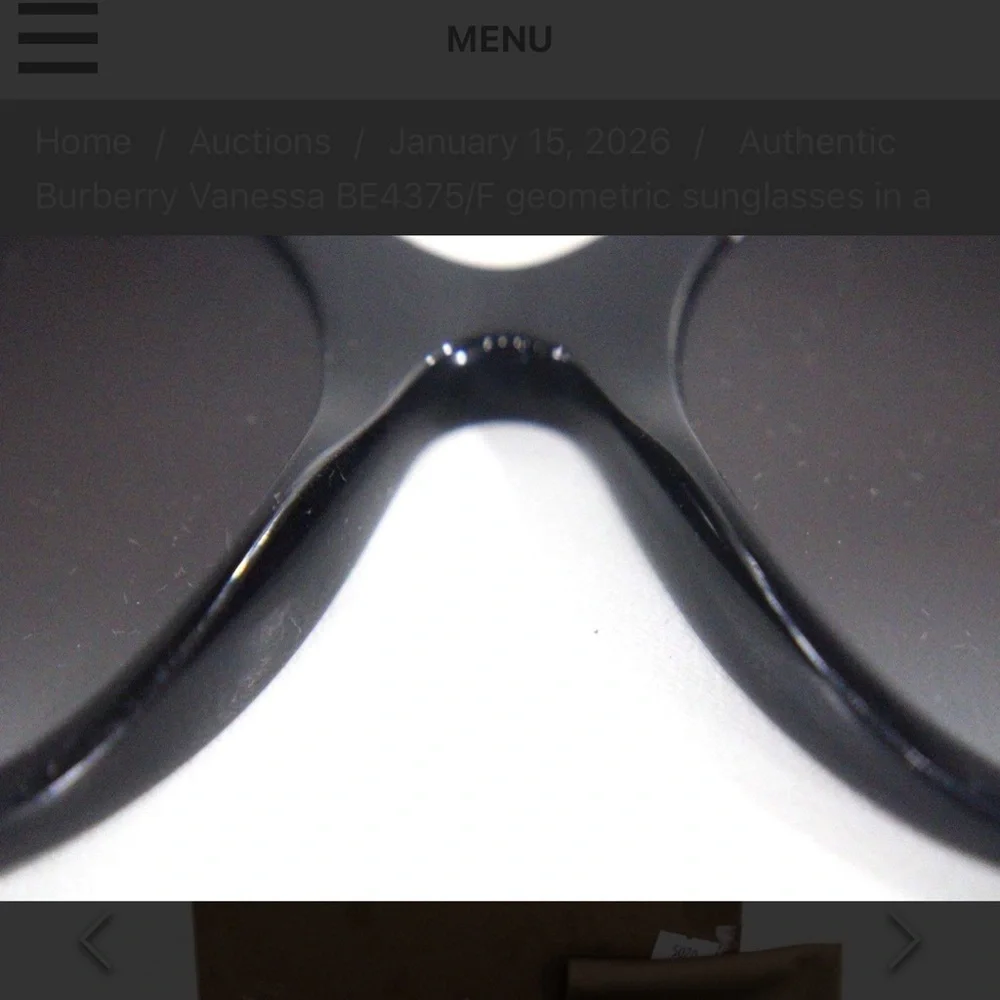 Authentic Burberry Vanessa BE4375/F geometric sunglasses